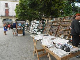 Havana'da sokak kitapçıları