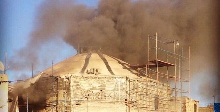 Kurşunlu Camisi'ndeki yangın