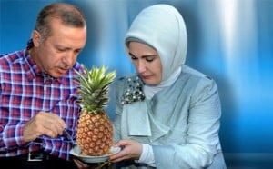 Rota haber isimli internet sitesinin yayımladığı bu 'kolaj' Erdoğan'ın tepkisini çekti.