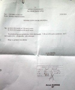 Kaymakamlık Kürtçe yazışmaları 'mevzuata aykırı' diyerek iade etti. (Foto: Ramazan Yavuz / DHA)