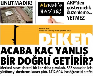 20140204 diken birinci sayfa