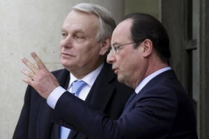 FRANÇOIS HOLLANDE ET JEAN-MARC AYRAULT ÉVOQUENT L'APRÈS-MUNICIPALES