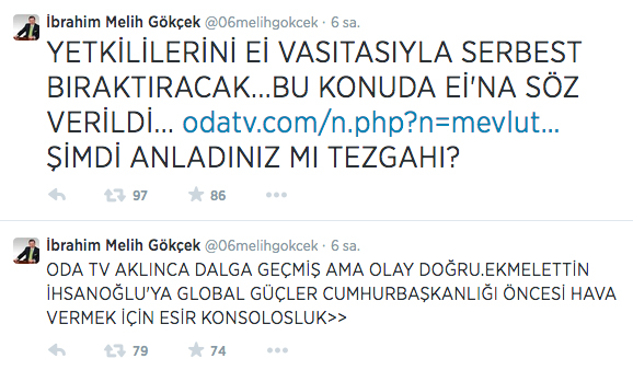 melih gokcek twitter