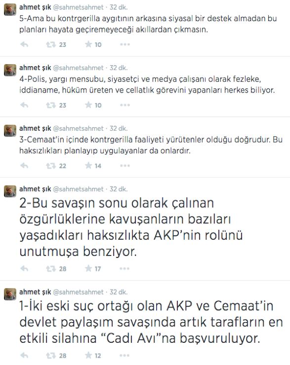 ahmet sik-tweet