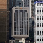 The headquarters of People's Liberation Army Hong Kong garrison is near Bank of America Tower in Hong Kong