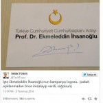 ekmeleddin tweet