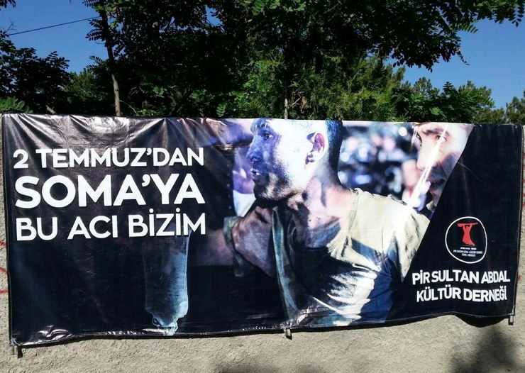 Bu yılki anma törenlerinde Soma da unutulmadı