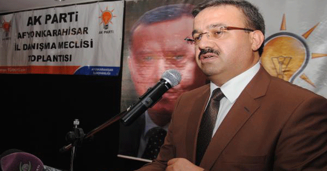 AKP Afyonkarahisar İl Başkanı İbrahim Yurdunuseven Fotoğraf: DHA