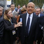 Former French prime minister Juppe attends the MEDEF summer forum on the campus of the HEC School of Management in Jouy-en-Josas