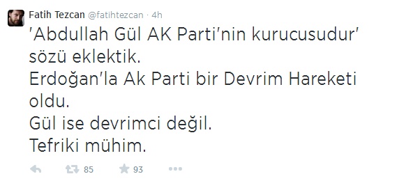 fatih tezcan twit