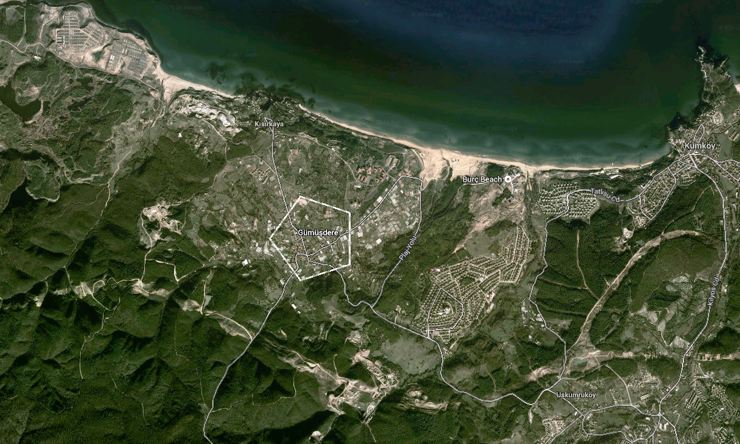 Arazi yapımı süren üçüncü köprünün yakınında yer alıyor 