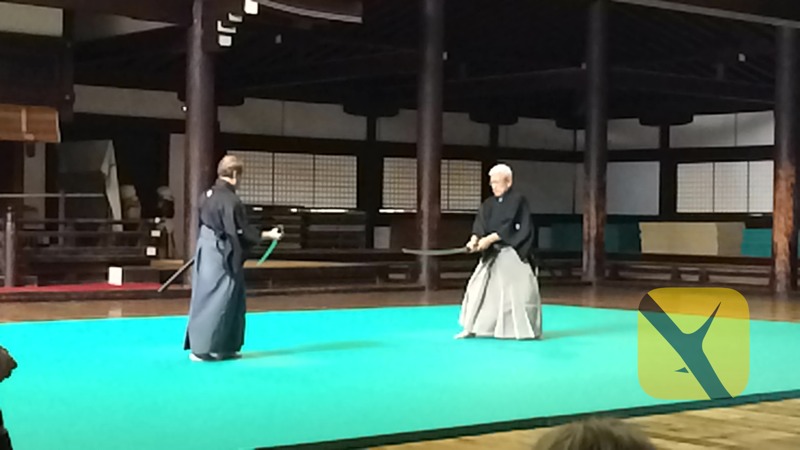 Tatami üstünde iki olgun usta.