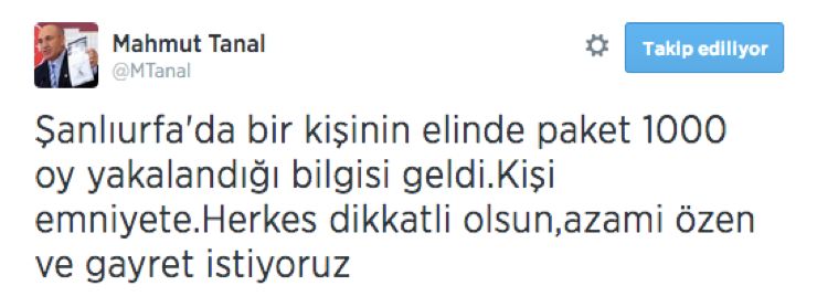mahmut tanal tweet