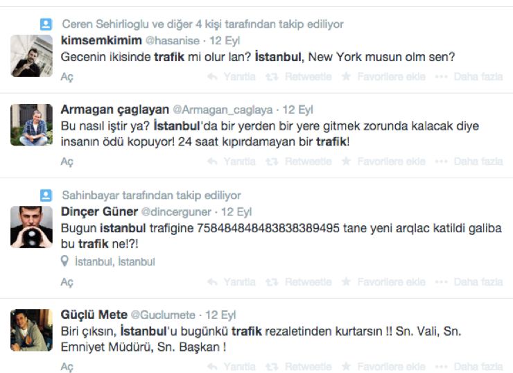 trafik tweet