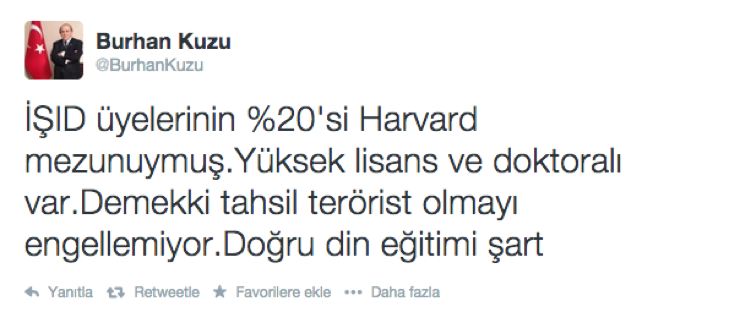 burhan kuzu tweet