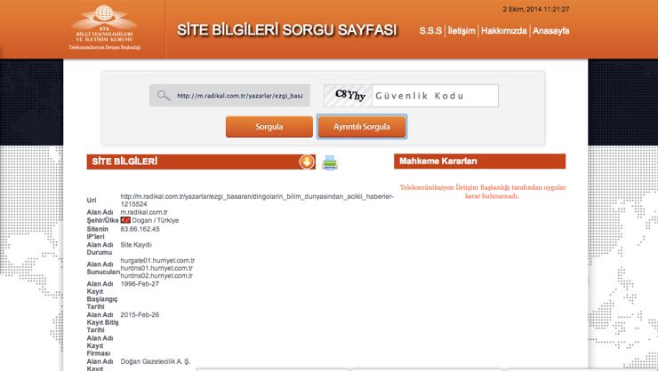 ezgi basaran sansur site