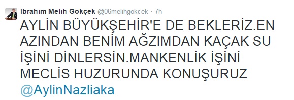 gokcek tweet