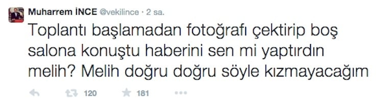 muharrem ince tweet