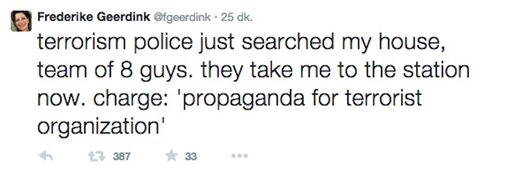 Frederike Geerdink tweet