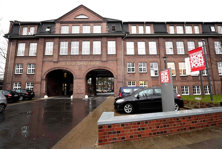 The building of German newspaper Hamburger Morgenpost is pictured in Hamburg