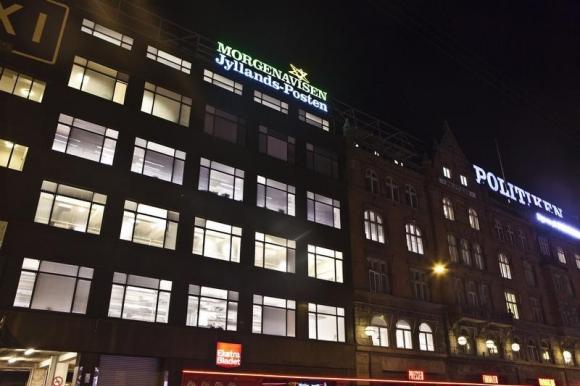 File photo of the Jyllands-Postens House in Copenhagen