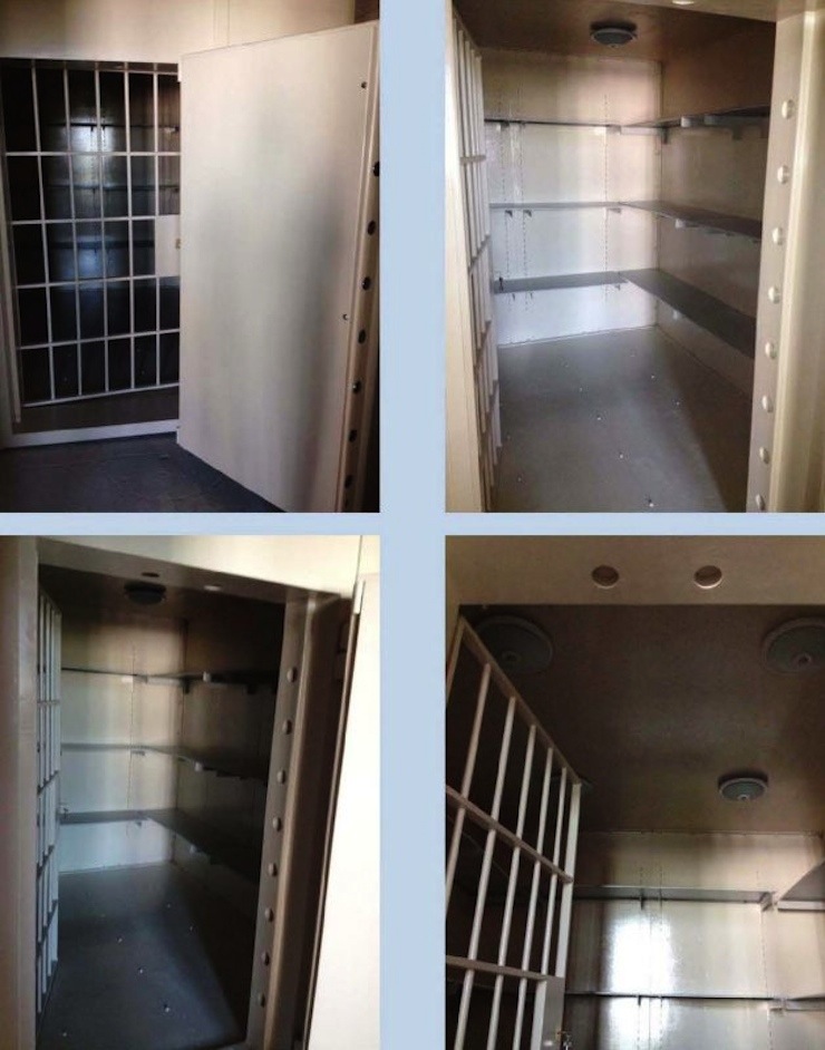 Mimarlar Odası tarafından paylaşılan yüksek güvenlikli para kasalarının fotoğrafları 