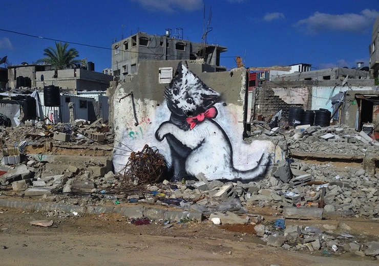 banksy gazze