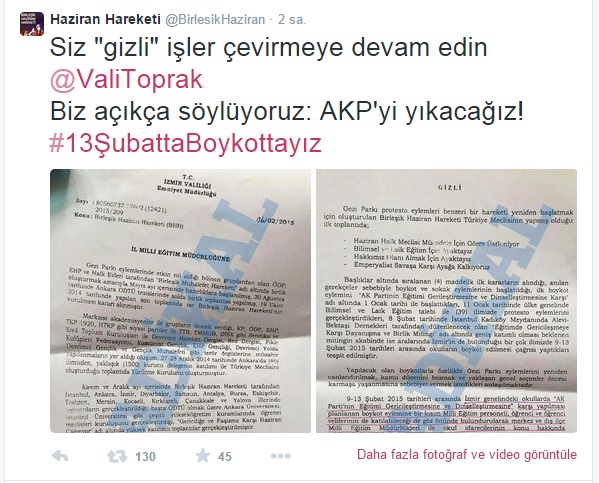 birlesik haziran hareketi tweet 2