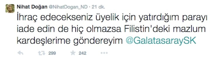 nihat dogan tweet