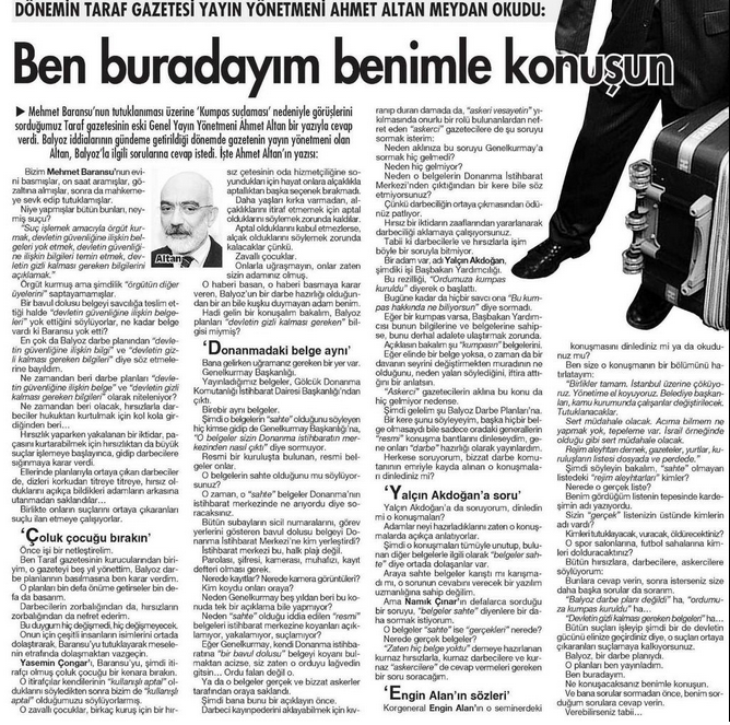 ahmet altan cevap