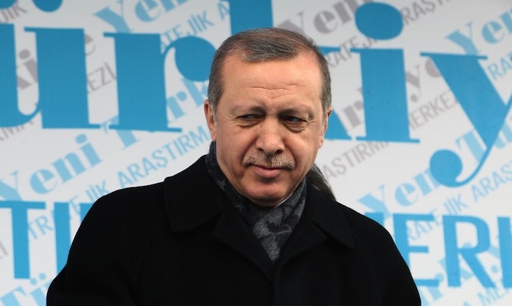 CUMHURBASKANI ERDOGAN YENI TURKIYE STRATEJIK ARASTIRMA MERKEZININ ACILISINDA