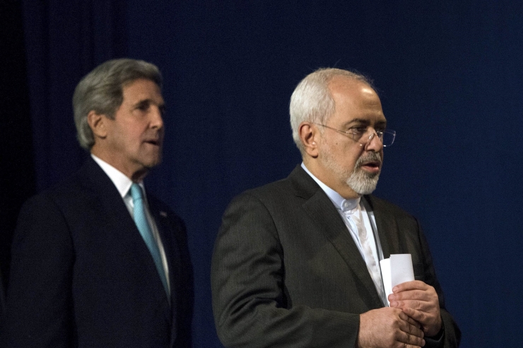ABD Dışişleri Bakanı John Kerry, İran Dışişleri Bakanı Cevad Zarif, Fotoğraf: Reuters