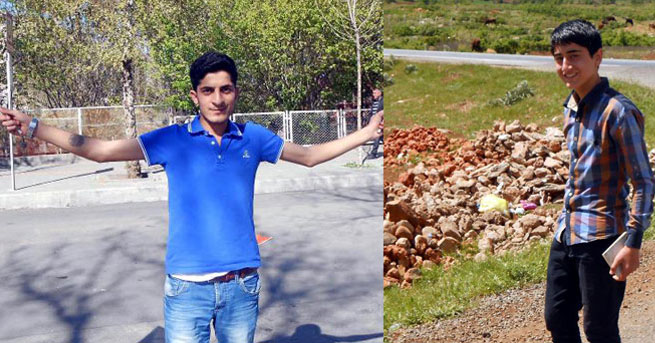 Kazada hayatını kaybeden kuzenler; 20 yaşındaki Vedat Yaşa ile 17 yaşındaki Ramazan Yaşa. Fotoğraf: DHA