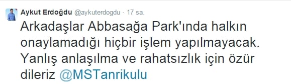 aykut tweet