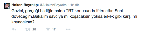 hakan bayrakci tweet