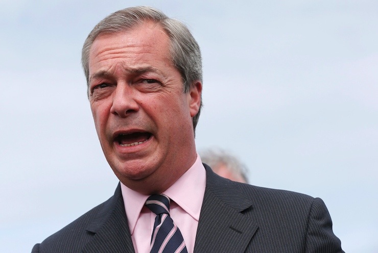 Nigel Farage resigns as leader of the United Kingdom Independence Party after failing to secure a seat in parliament during a news conference in Broadstairs, on the south coast of Britain