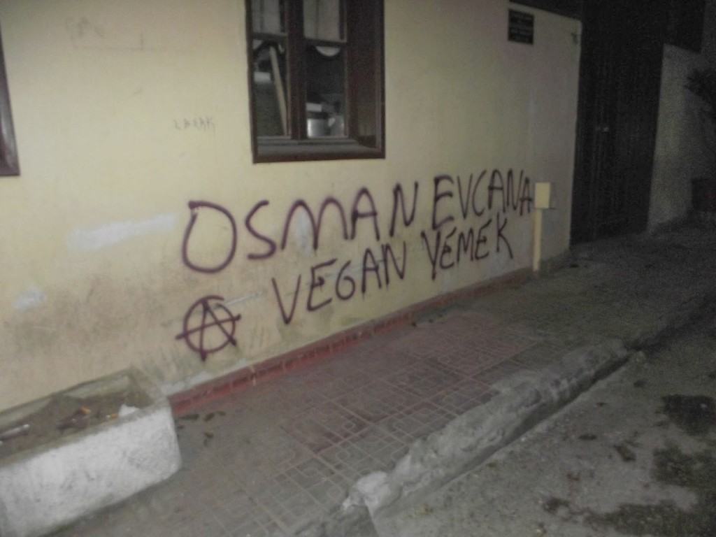 osman evcan'a vegan yemek