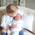 Prince George and Princess Charlotte are seen in this undated handout photo