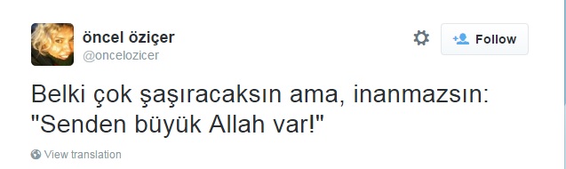 oncel tweet dort