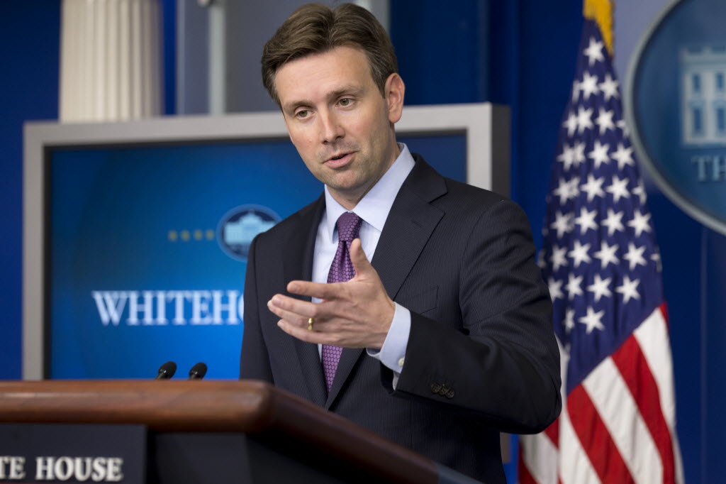 Beyaz Saray Sözcüsü Josh Earnest.