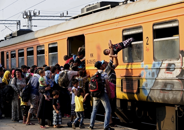Wider Image - Migrants: A Train Towards A New Life