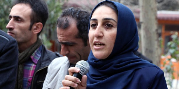 HDP Nusaybin Eş Başkanı Sabiha Gündüz. 