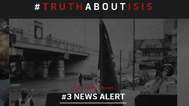 www.truthaboutisis.com adlı site, oldukça profesyonel tasarımıyla dikkat çekiyor.
