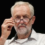 Labour Party leadership candidate Jeremy Corbyn at an election campaigning event at Ealing in west London.
