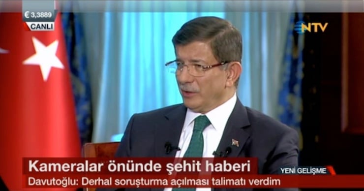 davutoglu canli
