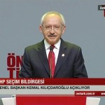 kilicdaroglu secim bildirgesi