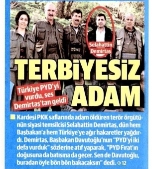 demirtas terbiyesiz adam