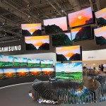 Samsung UHDTV curved flatscreens are pictured at the consumer electronics trade fair IFA in Berlin