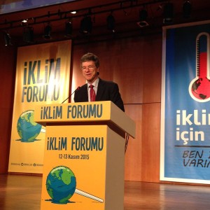 BM Sürdürülebilir Kalkınma Çözümleri Ağı Başkanı Jeffrey Sachs Fotoğraf: @iklim_icin 