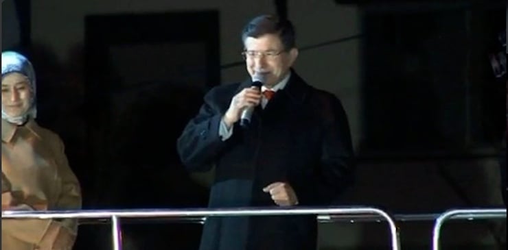 davutoglu otobus